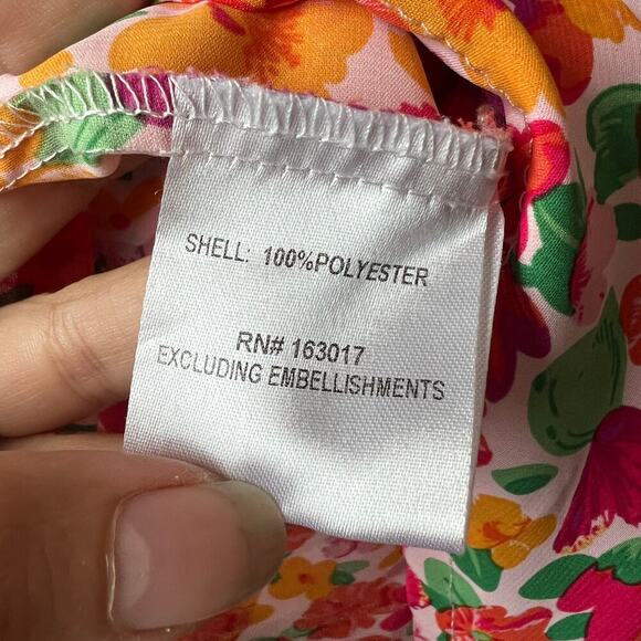 Princess Polly Barrett Multi Floral Mini Dress Size US 8 - Picture 5 of 6